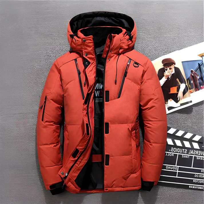 Luxurious down jacket