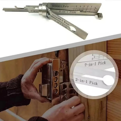 2-in-1 Lock Decoding & Picking Tool