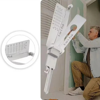 2-in-1 Lock Decoding & Picking Tool