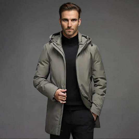 Men's Winter Parka Waterproof Lined