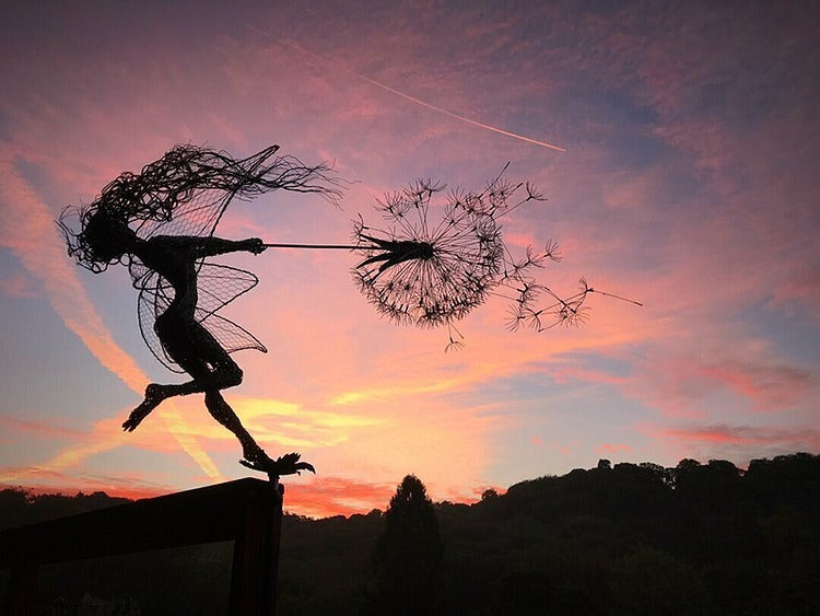 Fairy Steel Garden Sculpture