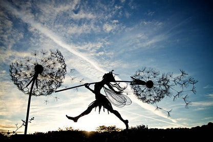 Fairy Steel Garden Sculpture