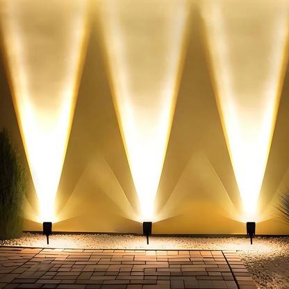 Waterproof LED Solar Multi-zoom Spot Light Landscape Lighting RGB