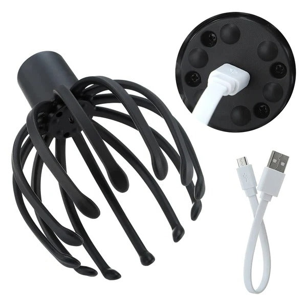 Electric Octopus Head Massager - Relaxing Scalp & Stress Relief Device