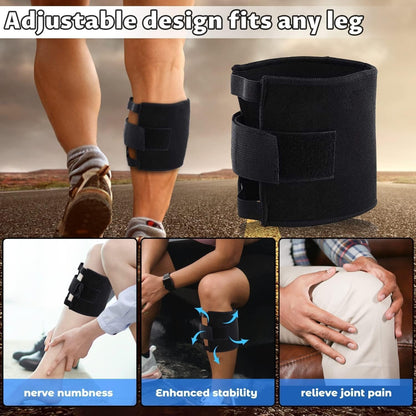 Adjustable leg brace