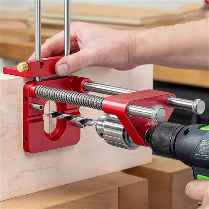 Freely Adjustable Drilling Locator - Woodworking Drilling Template Guide Tool Home