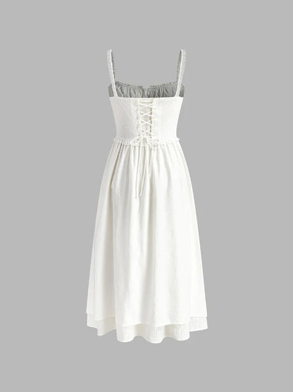 Elegant Sleeveless Midi Dress