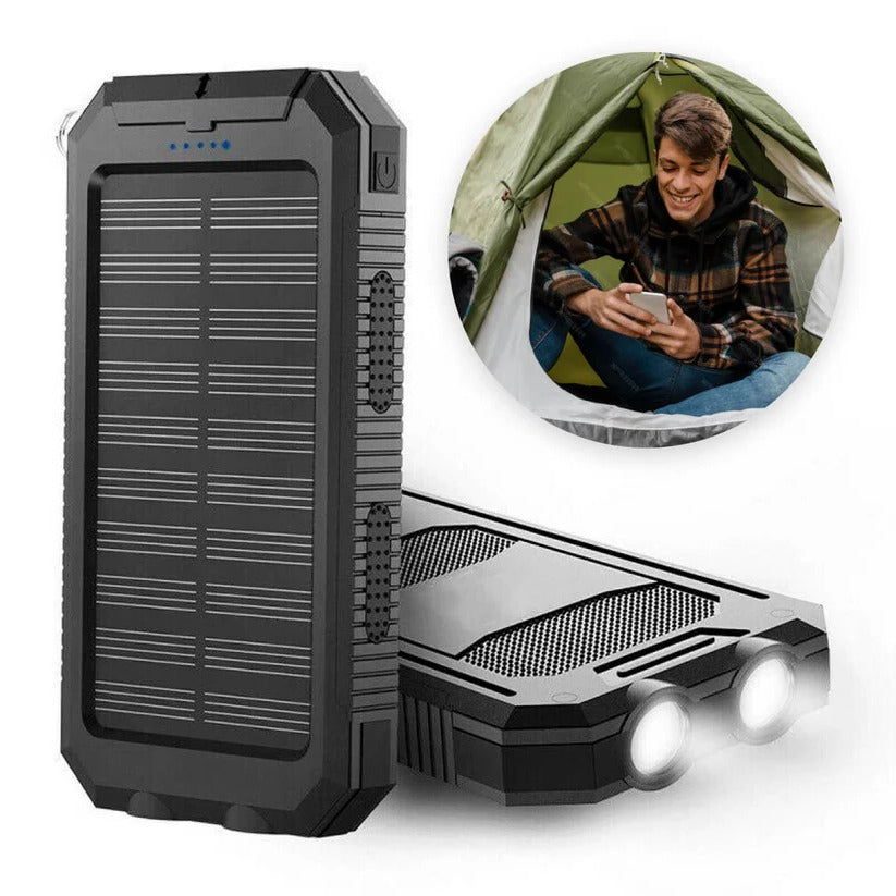 500000mAh Solar Charger Waterproof Power Bank External