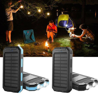 500000mAh Solar Charger Waterproof Power Bank External