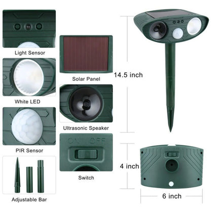 Ultrasonic animal repeller
