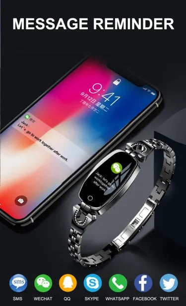Women’s Smart Fitness Tracker with HR Monitoring