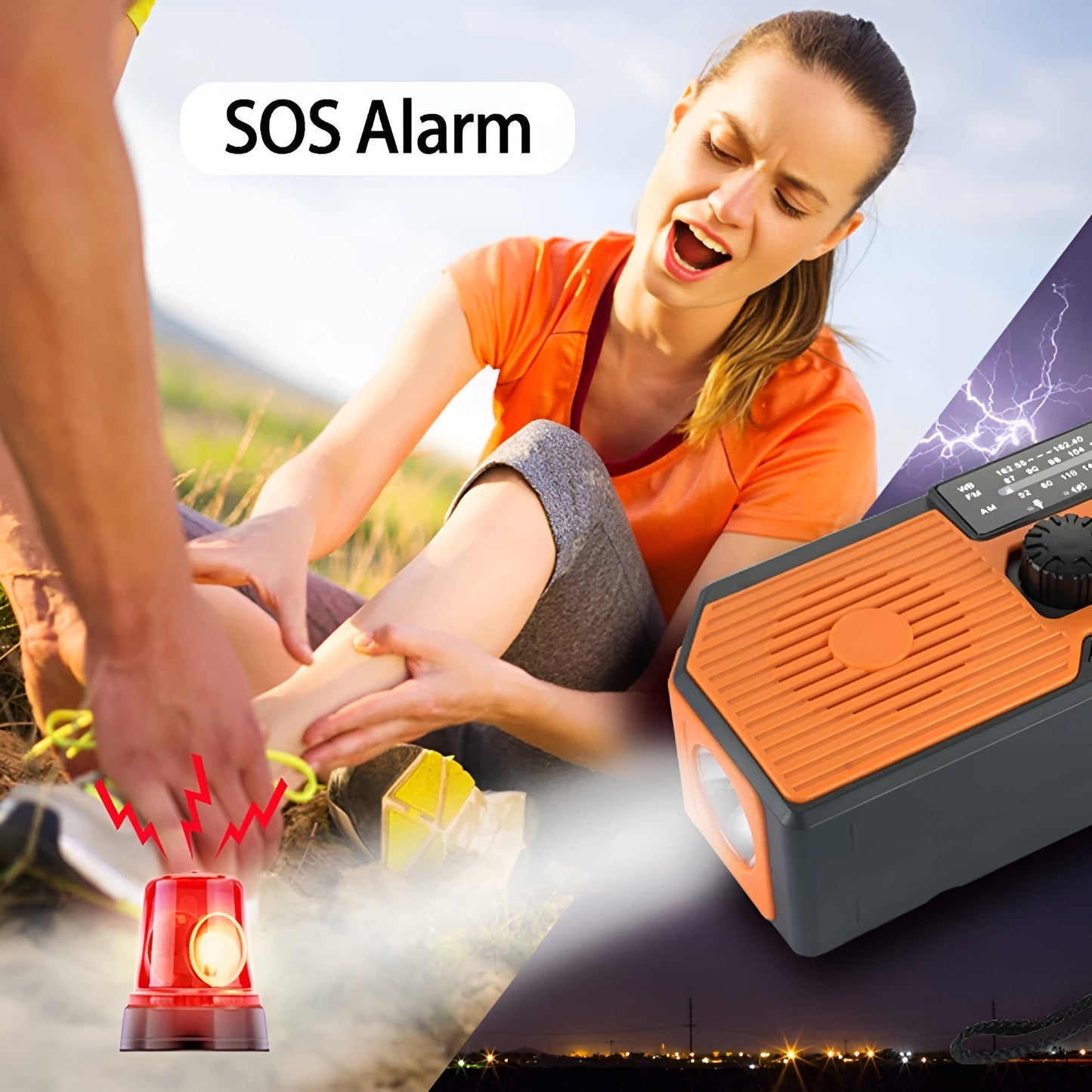 Solar Hand Crank Emergency Radio