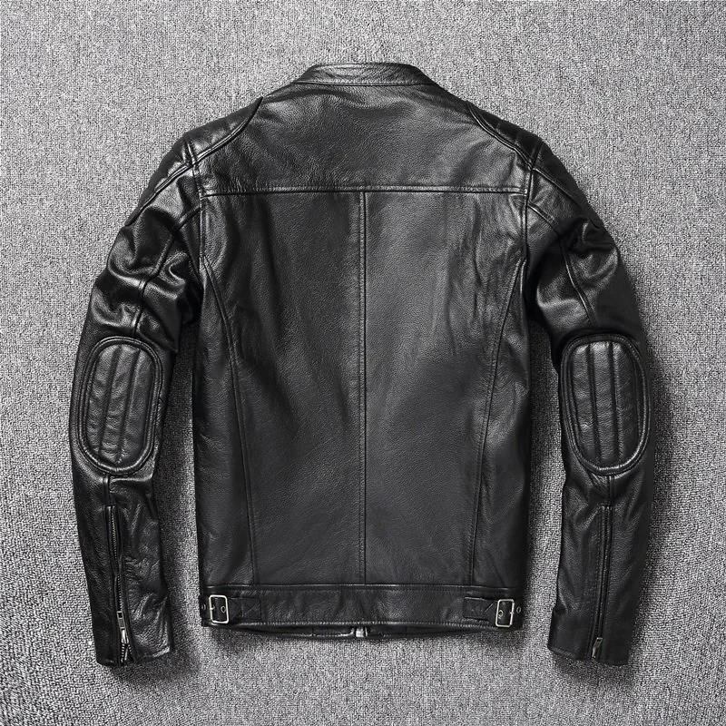 Men's Premium Quilted Leather Motorcycle Jacket