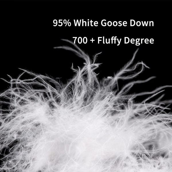 Outdoor Thermal Goose Down Pants Zipper Camping Hiking Skiing Trousers