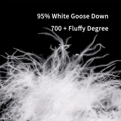 Outdoor Thermal Goose Down Pants Zipper Camping Hiking Skiing Trousers