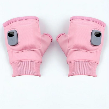 USB Rechargeable Heated Fingerless Gloves