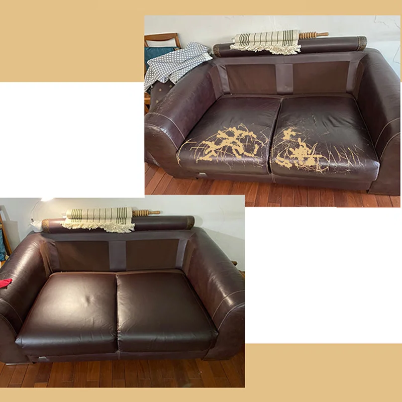 Self-Adhesive Leather Refinisher Cuttable Sofa Repair Patch (19.7 x 53.9 inches)