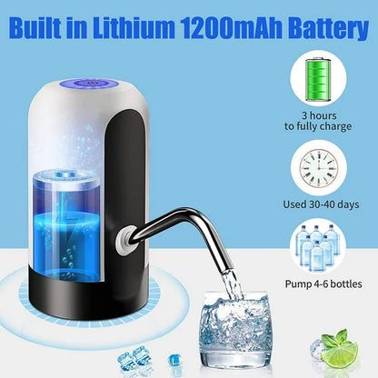Electric Water Dispenser Pump – USB Rechargeable & Easy to Use