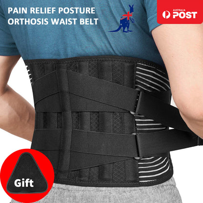 Adjustable Lumbar Support Brace – Relief for Lower Back Pain