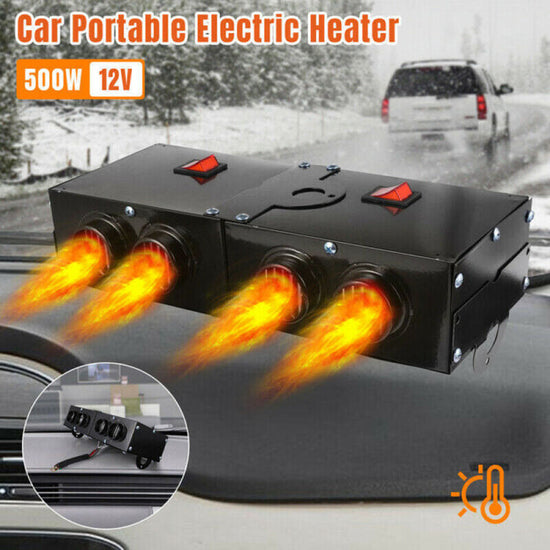 Electric 500W Car Heater – Interior Defroster and Warmer